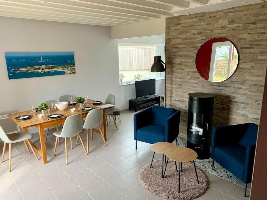 Maison Bord De Mer Dans La Petite Irlande Auderville Exteriör bild