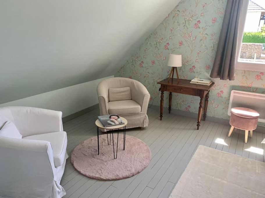 Maison Bord De Mer Dans La Petite Irlande Auderville Exteriör bild