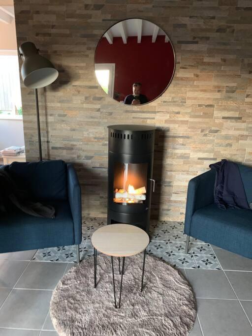 Maison Bord De Mer Dans La Petite Irlande Auderville Exteriör bild